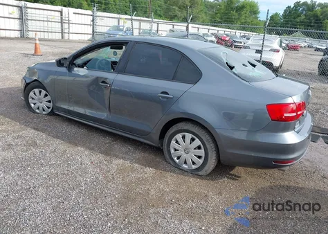 2015 Volkswagen Jetta 2.0L S from USA, damaged, VIN 3VW2K7AJXFM310548